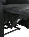 Faux Leather LED Recliner Chair with USB Port Black VIRRAT_788793