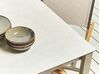 Gartenmöbel Set Keramik-Glas weiß 180 cm 6-Sitzer Textil beige COSOLETO/GROSSETO_881631