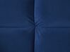 Sofá cama de terciopelo azul ASBY_788089