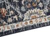 Teppich dunkelblau / beige 200 x 300 cm orientalisches Muster Kurzflor MALISHKA_854910