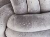Almofada decorativa com nó em veludo cinzento com brilhantes 30 x 30 cm MALNI_815425