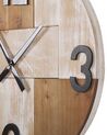 Reloj de pared madera clara ø60 cm MICHAPAN_797038