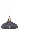 Lampe suspendue en bois de manguier noir et laiton CHEYYAR_867658