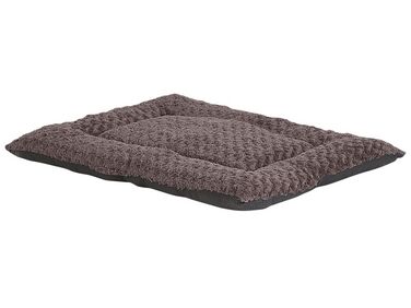 Fabric Dog Bed 90 x 70 cm Brown KARANTU
