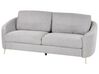 Conjunto de sofás com 6 lugares em tecido cinzento TROSA_852010