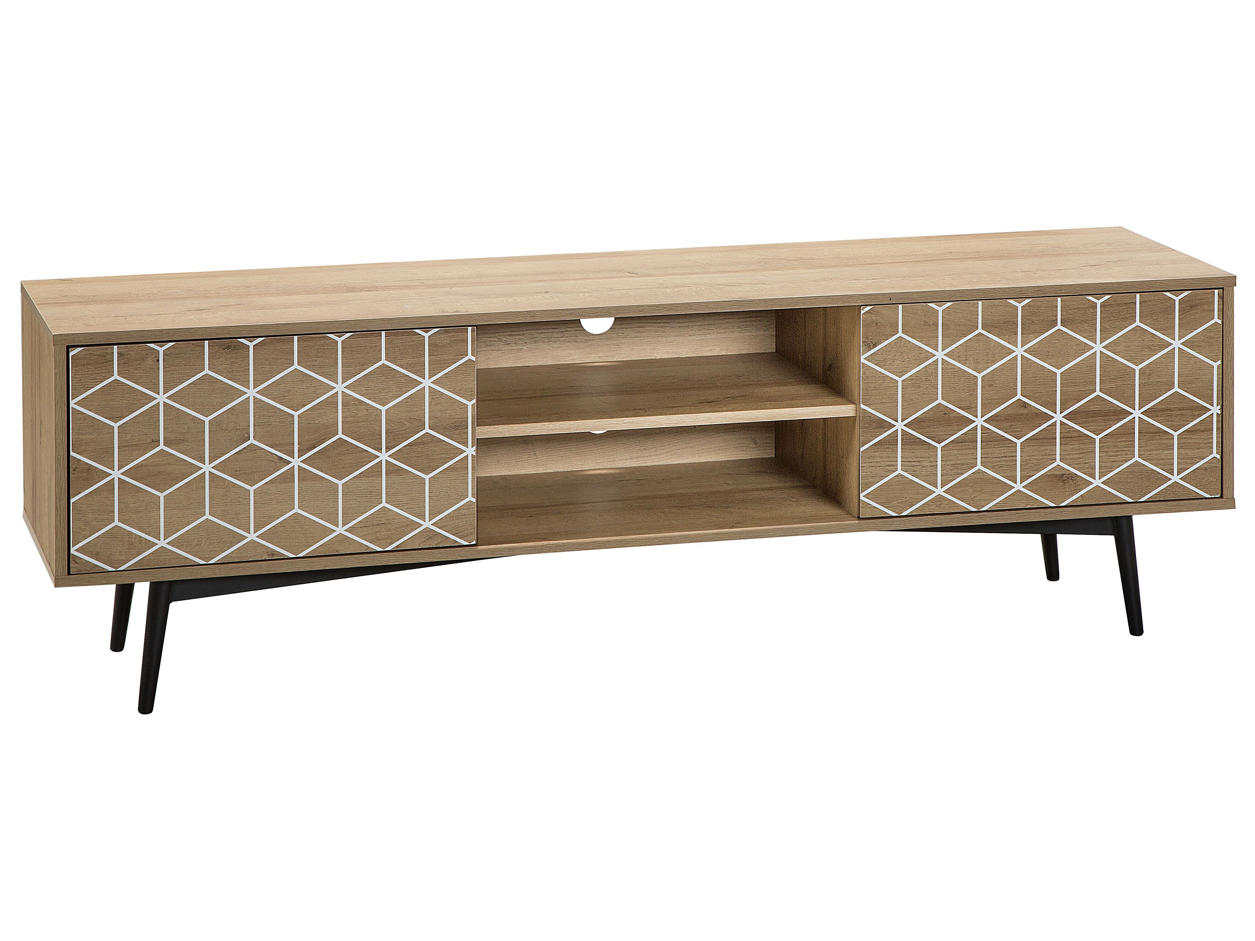 Muebles modernos de Mantel con armario de madera Soporte de TV con