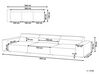 Soffa 3-sits modulär tyg grå HELLNAR_911740