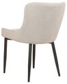 Set of 2 Dining Chairs Light Beige EVERLY_881847