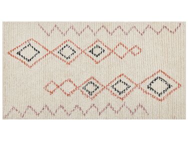 Bavlnený koberec 80 x 150 cm béžový GUWAHATI