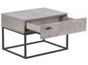 1 Drawer Bedside Table Concrete Effect CAIRO_790417