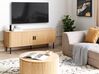 TV-meubel lichthout/zwart BRADLEY_900857