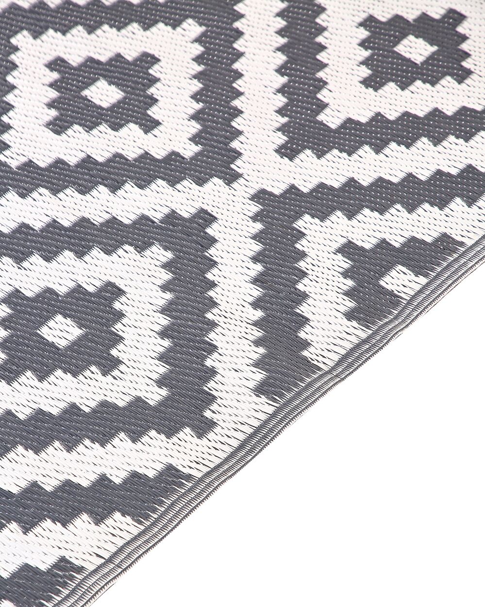 Dywan zewnętrzny 120 x 180 cm szary HAPUR Beliani.pl