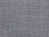 Cama de casal de água em tecido cinzento 160 x 200 cm PARIS_879609