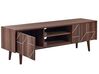 Mueble TV madera oscura 150 x 39 cm FRANKLIN_840503