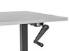 Justerbart skrivbord 120 x 72 cm grå och svart DESTINES_898871