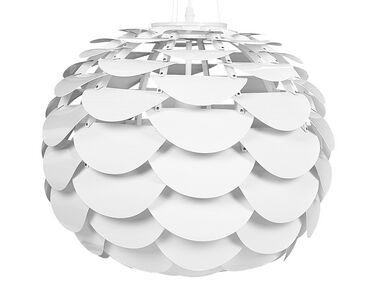 Moderná biela závesná stropná lampa MOSELLE