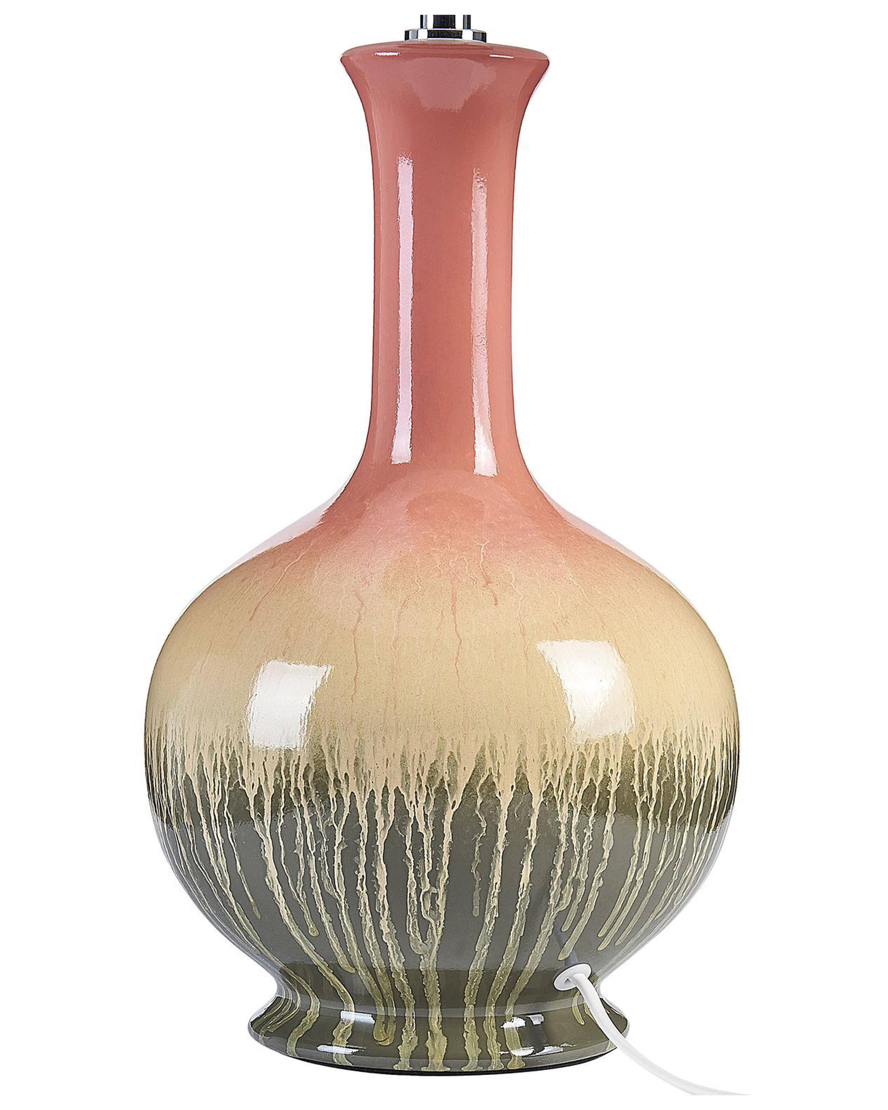 Lampada da tavolo ceramica multicolore 54 cm NIZAO_843035