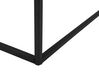 Fekete Lábas Beton Hatású Modern Kisasztal 60 x 60 x 50 cm DELANO_756712