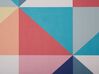 Teppich bunt 80 x 200 cm geometrisches Muster Kurzflor VILLUKURI_831631