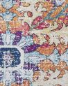 Teppich mehrfarbig orientalisches Muster 70 x 200 cm Kurzflor ENAYAM_831709
