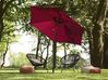 Parasol de jardin rouge bordeaux ⌀ 270 cm VARESE_700146