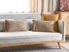 Set of 2 Jute Cushions 30 x 50 cm Beige LEDUM_887823