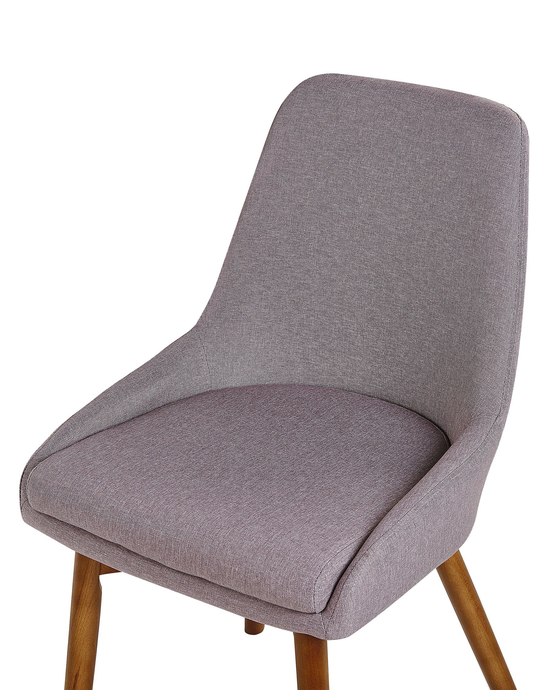 Set of 2 Fabric Dining Chairs Taupe MELFORT | Beliani.co.uk