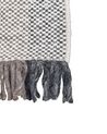 Teppich Wolle cremeweiss 80 x 150 cm Streifenmuster Kurzflor EMIRLER_847152
