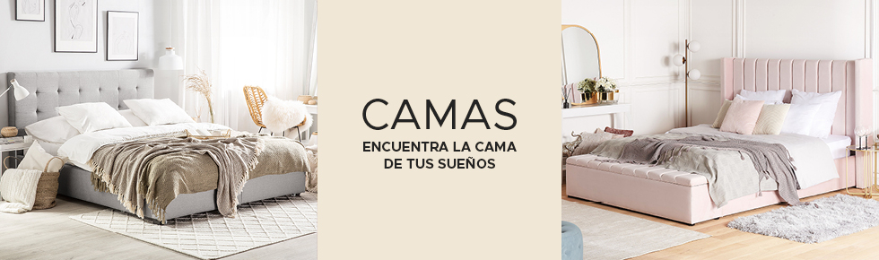 Camas con hasta el 70% de descuento | Beliani.es