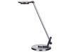 Metal LED Desk Lamp with USB Port Silver and Black CORVUS_854204