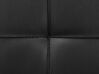 Faux Leather Sofa Bed Black ROXEN_701818