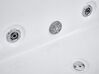 Whirlpool Badewanne weiss mit LED rechts 183 x 90 cm VARADERO_706879