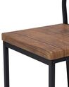 Set di 6 sedie legno marrone scuro LAREDO_692152