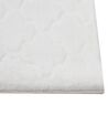 Tappeto pelle sintetica bianco 80 x 150 cm GHARO_858601