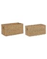 Conjunto de 2 cestas de hierba marina clara DONGHA_886545