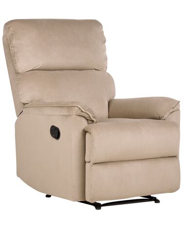 Fotel rozkładany brązowy EVERTON