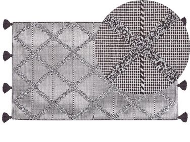 Bavlnený koberec 80 x 150 cm hnedý TUZLA