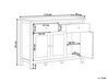 Commode lichthout/wit ATOCA_910325