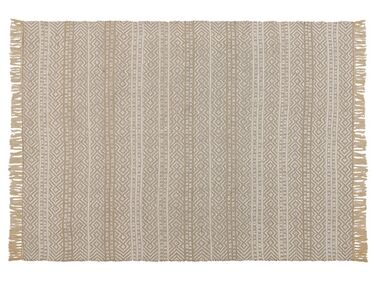 Jutový koberec 140 x 200 cm béžový DORTYOL