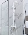 Kolumna prysznicowa z deszczownicą biała GURARA _813549