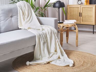 Blanket 150 x 200 cm White KAWERI