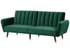 Velvet Sofa Bed Emerald Green VIMMERBY_771558
