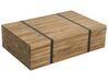 Teak Solid Wood Coffee Table GANDER_327225