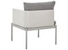 Lounge Set Aluminium hellgrau 2-Sitzer modular Auflagen grau TERRACINA_863618