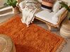 Bavlněný koberec 140 x 200 cm oranžový BITLIS_837667