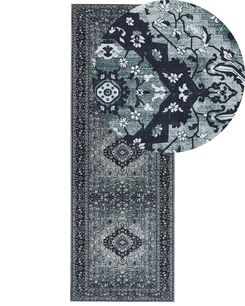 Matto kangas harmaa 70 x 200 cm VADKADAM Matto kangas harmaa 70 x 200 cm VADKADAM