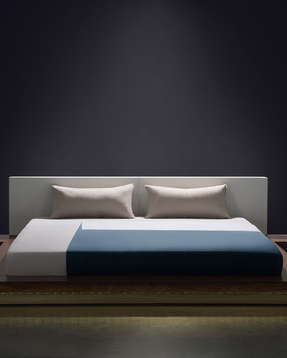 photo Led Strip Lights On Bed Frame white led strip lighting with motion