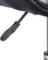 Faux Leather Desk Chair Black NEWDALE_854776