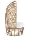 Rattan Basket Chair Natural LIDO_803531