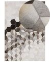 Vloerkleed patchwork grijs/wit 160 x 230 cm SASON_764767